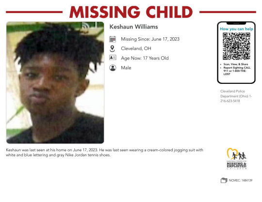 missing_Williams, Keshaun